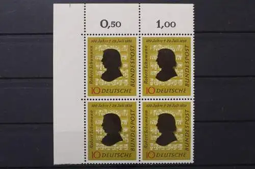 Deutschland (BRD), MiNr. 234 Viererblock Ecke links oben, postfrisch - 212508