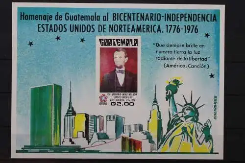 Guatemala, MiNr. Block 21, postfrisch - 212015