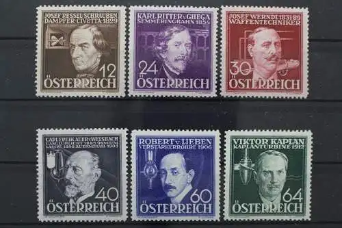 Österreich, MiNr. 632-637, postfrisch - 211200