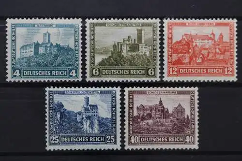 Deutsches Reich, MiNr. 474-478, postfrisch - 212344