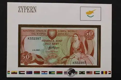 Zypern, Banknotenbrief - 662554