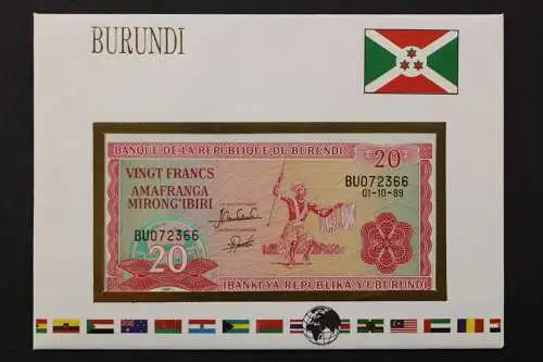 Burundi, Banknotenbrief - 662612