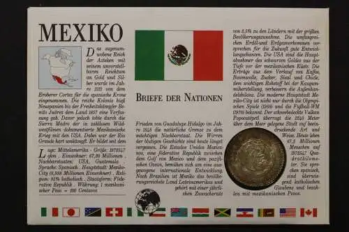 Mexiko, Silbermünze, Numisbrief vom 14.8.1984 - 662684