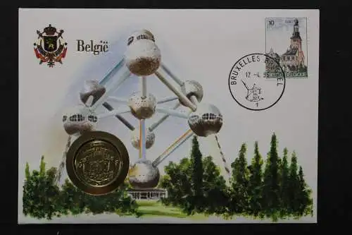 Belgien, Brüssel, Numisbrief vom 17.4.1985 - 662725