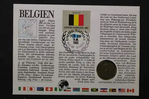 Belgien, Brüssel, Numisbrief vom 17.4.1985 - 662725