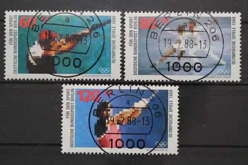 Berlin, MiNr. 801-803 zentrisch Berlin 206, gestempelt - 213144