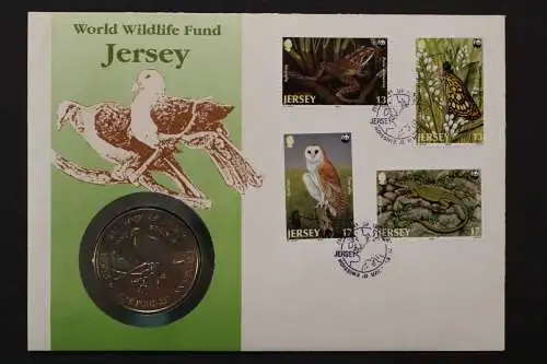 Jersey, Numisbrief, WWF, 1989 - 662642