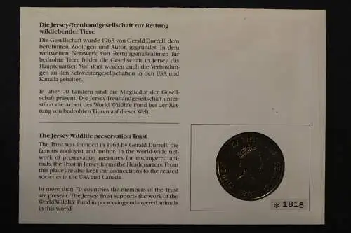 Jersey, Numisbrief, WWF, 1989 - 662642