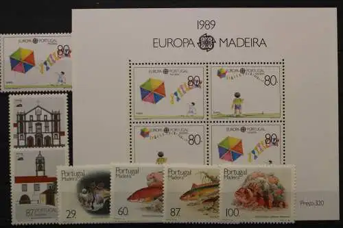 Madeira, MiNr. 125-132, Jahrgang 1989, postfrisch - 212319