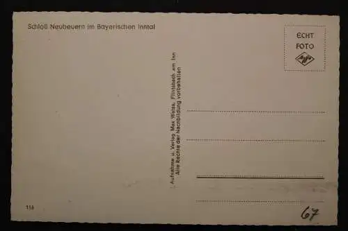 Neubeuern, Schloß Neubeuern im Bayrischen Inntal - 424530