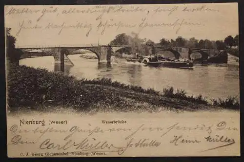 Nienburg, Weserbrücke - 424541