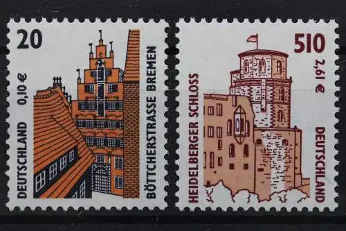 Deutschland (BRD), MiNr. 2224-2225 Zählnummer, postfrisch - 201836