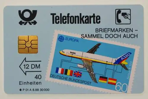 Telefonkarte, Airbus P 01 A 88.8 30000, ungebraucht - 801486