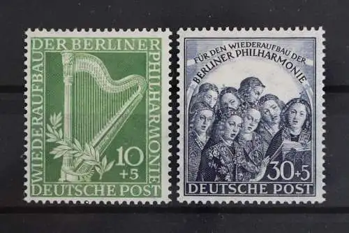 Berlin, MiNr. 72-73, Falz - 625134