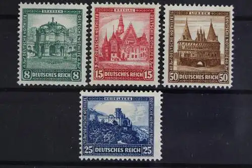 Deutsches Reich, MiNr. 459-462, Falz - 624875