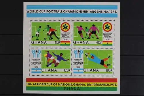 Ghana, MiNr. Block 76 A, Fußball WM 1978, postfrisch - 632326