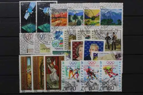 Liechtenstein, MiNr. 1011-1032 Jahrgang 1991, gestempelt - 213431