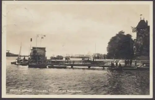 Bremen OT Vegesack, Strandlust mit Bootsanleger, Inh. C. Neelmeier - 410199