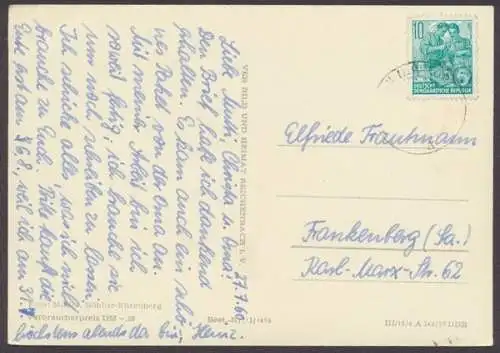 Belgern, Ernst-Thälmann-Straße, Zentralschule, Stalinplatz, Fährhaus - 410385