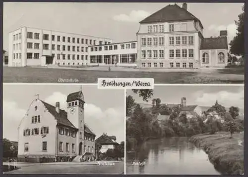 Breitungen/Werra, Oberschule, Rathaus, Schloß - 410403