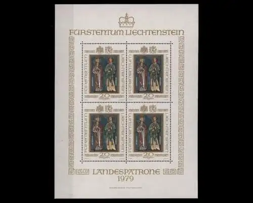 Liechtenstein, MiNr. 734 Kleinbogen, postfrisch - 691995