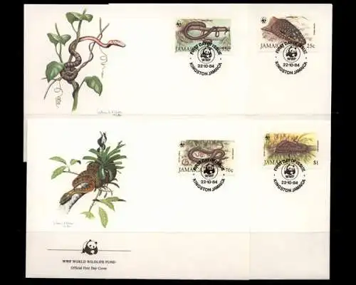 Jamaika, MiNr. 591-594, FDC - 692108