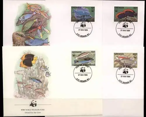 Grenada, MiNr. 1299-1302, FDC - 692014