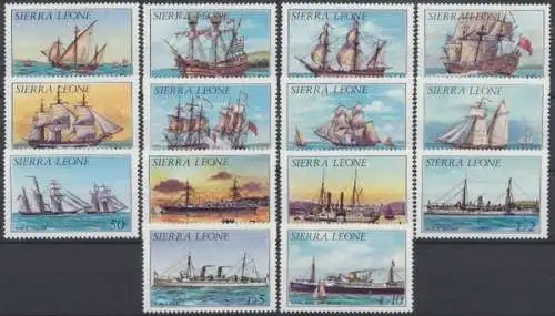 Sierra Leone, MiNr. 766-779 I, postfrisch - 692230