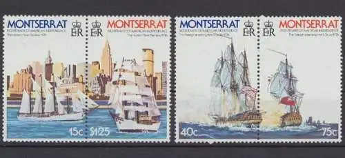 Montserrat, Schiffe, MiNr. 359-362 ZD, postfrisch - 692272