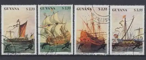 Guyana, Michel Nr. 3293-3296, gestempelt - 69692