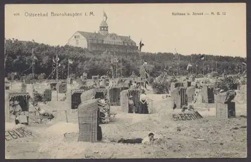 Brunshaupten, Ostseebad, Kurhaus und Strandleben - 403929