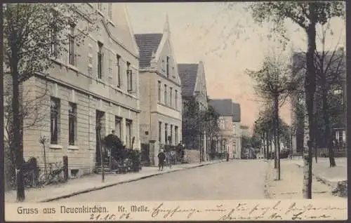 Neuenkirchen, Kreis Melle, Strassenansicht - 404019