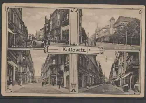 Kattowitz, Grundmannstraße, Querstraße, Direktionsstraße - 413420