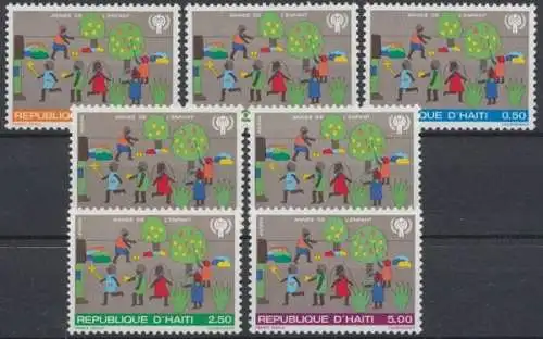 Haiti, MiNr. 1348-1354, postfrisch - 694815