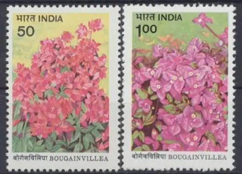 Indien, Blumen, MiNr. 1022-1023, postfrisch - 73799