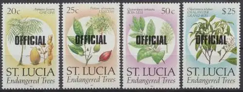 St. Lucia Dienst, Michel Nr. 28-31, postfrisch - 73829