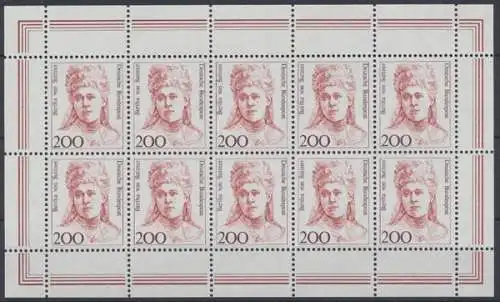 Deutschland (BRD), MiNr. 1498 Kleinbogen, postfrisch - 692704