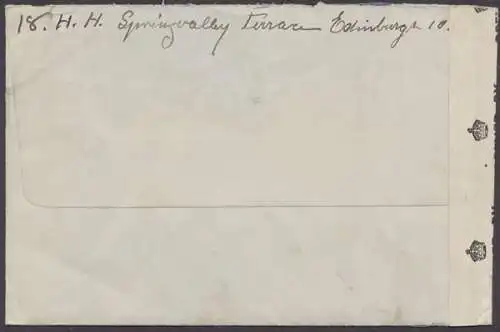 Großbritannien, Zensurbrief, 1947 - 72922
