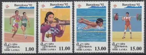 Sri Lanka, MiNr. 1001-1004, postfrisch - 694795