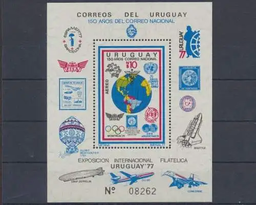 Uruguay, Fußball, MiNr. Block 35, WM 1978, postfrisch - 690011