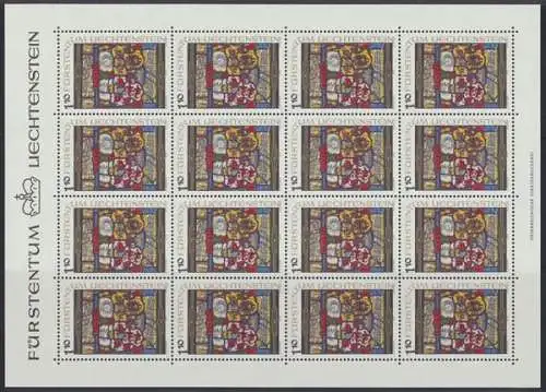 Liechtenstein, Michel Nr. 731-733 Bögen, postfrisch/MNH - 690193