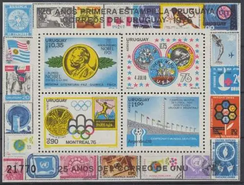 Uruguay, MiNr. Block 32, postfrisch - 601124