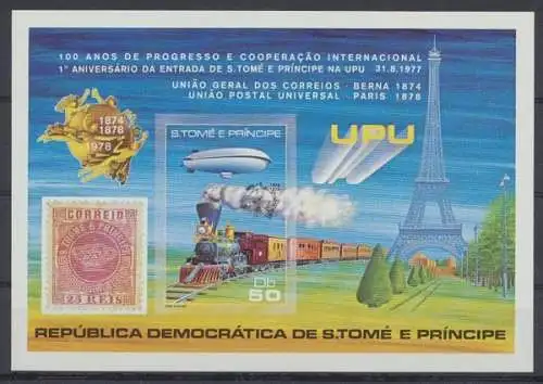 Sao Tome + Principe, Michel Nr. Block 17 B, postfrisch / MNH - 601736