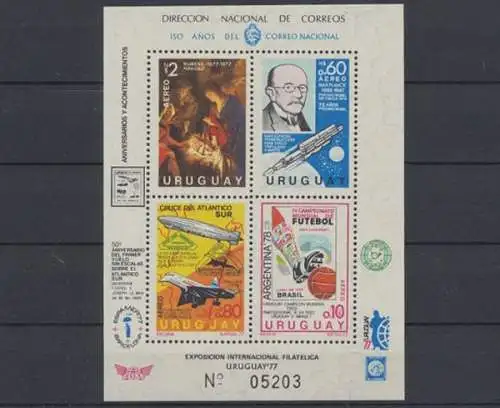 Uruguay, MiNr. Block 33, postfrisch - 601701