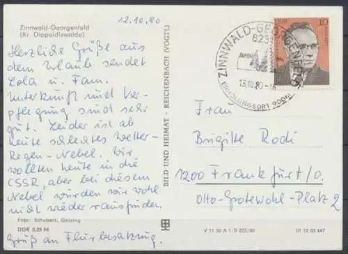 Zinnwald-Georgenfeld (Kr. Dippoldiswalde), Ortsansicht - 411946