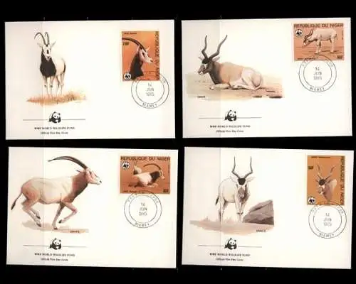 Niger, Michel Nr. 941-944, Ersttagsbriefe - 690335