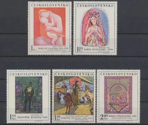 Tschechoslowakei, MiNr. 1965-1969, postfrisch - 603528