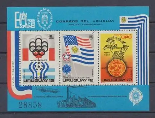 Uruguay, MiNr. Block 28, postfrisch - 61276