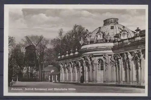 Potsdam, Schloss Sanssouci und historische Mühle - 402850