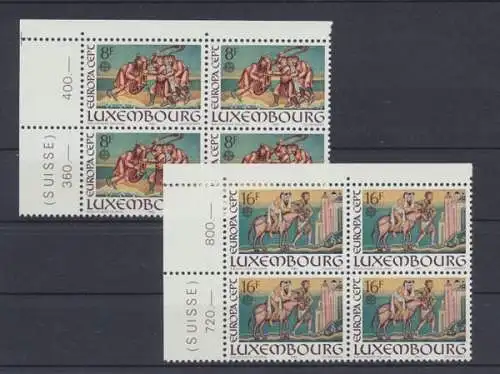 Luxemburg, Michel Nr. 1074-1075 (4), postfrisch - 63288